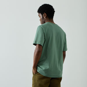 CONVERSE TEE SHIRT STAR CHEVRON EMBROIDERED VERT UOMO