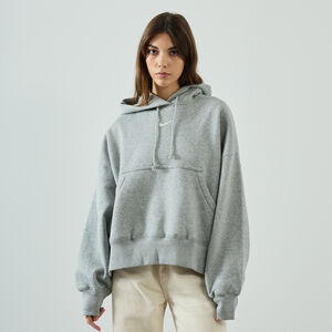 NIKE HOODIE PHOENIX OVERSIZED GRIS DONNA