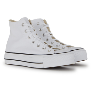 CONVERSE chuck taylor all star CHUCK TAYLOR ALL STAR LIFT HI BIANCO/NERO DONNA