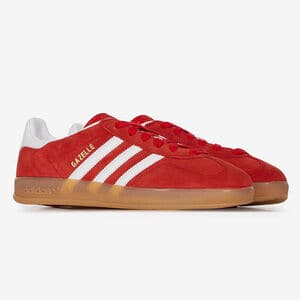 ADIDAS ORIGINALS gazelle GAZELLE INDOOR ROSSO/BIANCO UOMO