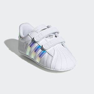 ADIDAS ORIGINALS superstar SUPERSTAR CF CRIB IRIDESCENT BIANCO/MULTICOLOR NEONATO