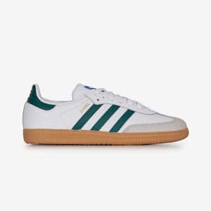 ADIDAS ORIGINALS samba SAMBA OG BIANCO/VERDE RAGAZZO