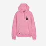 HOODIE LA DODGERS : ROSA/NERO