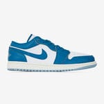 AIR JORDAN 1 LOW SE : BIANCO/BLU