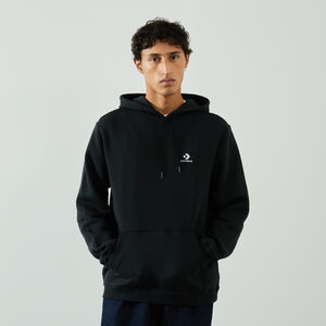 CONVERSE HOODIE STAR CHEVRON EMBROIDERED NERO UOMO