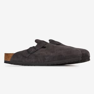 BIRKENSTOCK boston BOSTON SUEDE VELVET GRAY GRIGIO SCURO UOMO